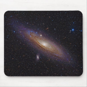 Mousepad Galáxia do Andromeda tomada com o filtro do alfa