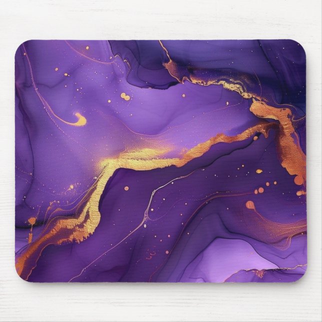 Mousepad Galáxia do Mármaco Roxo (Frente)