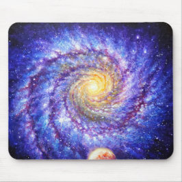 Mousepad Galáxia e planetas