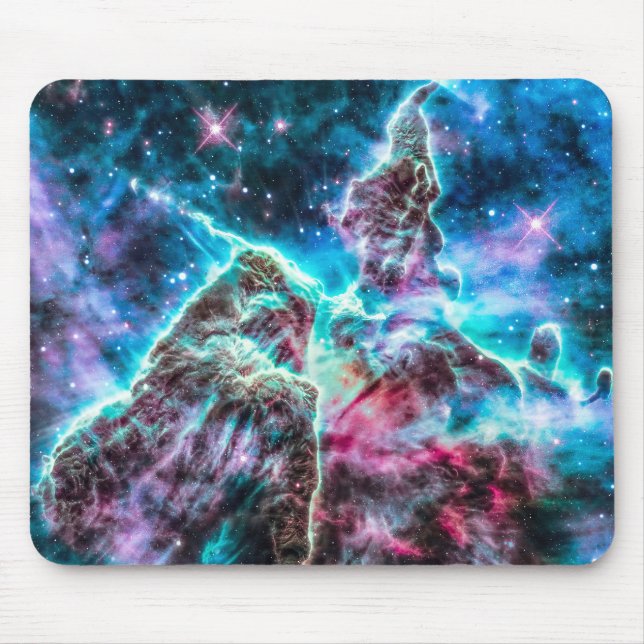 Mousepad Galáxia Espacial Nebula Rei (Frente)