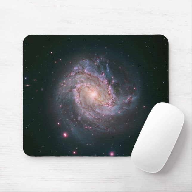 Mousepad Galáxia Espiral Barred Messier 83. 2 (Com mouse)