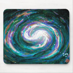 Mousepad Galáxia espiral no espaço