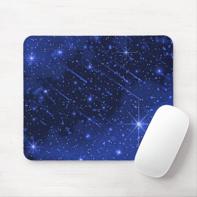 Mousepad Galáxia Estrela em Azul (Com mouse)