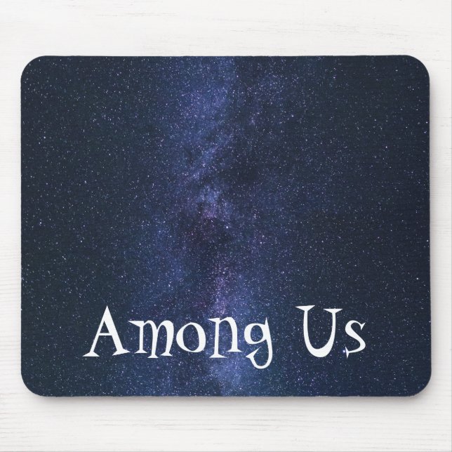 Mousepad Galáxia Infinita Azul (Frente)