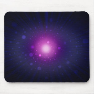 Mousepad Galáxias do Espaço Roxo Azul Abstrato