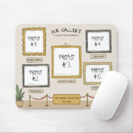 Mousepad Galeria de Arte Pessoal em Esteira de Rato Persona