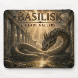 Mousepad Galeria do Olhar Basilisco Realismo Sombrio