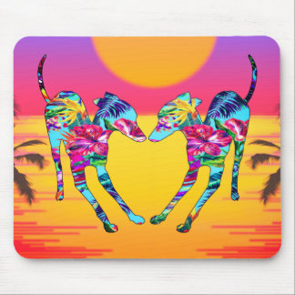 Mousepad Galgo Italiano Tropical