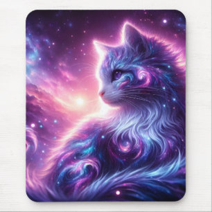 Mousepad Galinha Celestial Mística Galáxia Cósmica