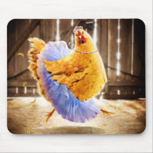 Mousepad Galinha em um Tutu
