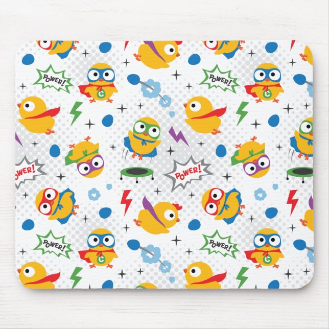 Mousepad Galinha Super Herói (Frente)