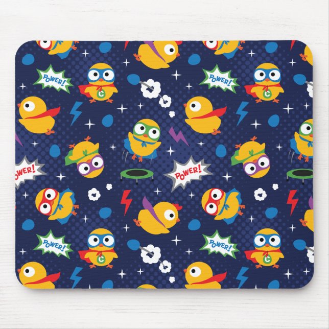 Mousepad Galinha Super Herói (Frente)