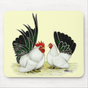 Mousepad Galinhas anãs de Blacktail do japonês
