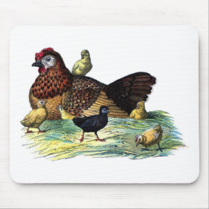 Mousepad Galinheiro Antigo Animal