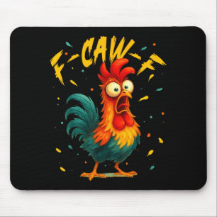 Mousepad Galinheiro Divertido Galinha Galo F Caw Fawk