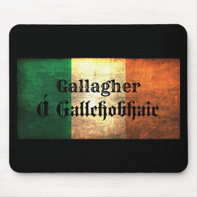 Mousepad Gallagher Irish Flag (Frente)