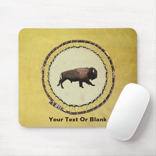 Mousepad Galloping Bison (Com mouse)