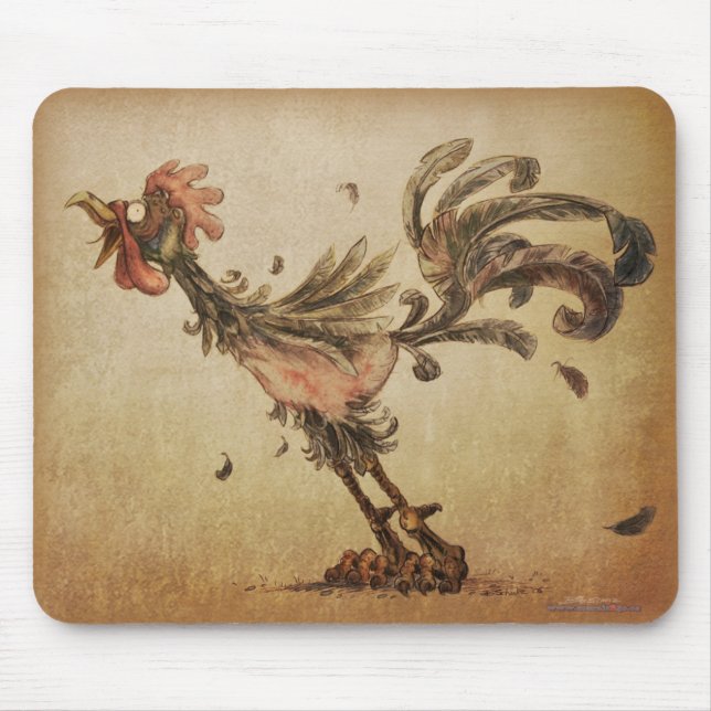 Mousepad Galo Louco (Frente)