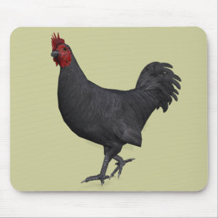 Mousepad Galo Preto