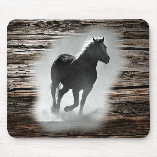 Mousepad Galopagem de Cavalos Selvagens (Frente)