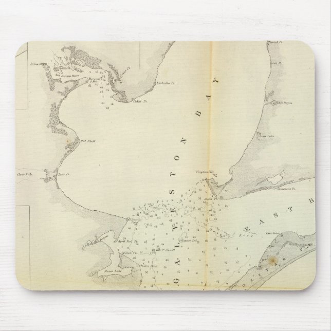 Mousepad Galveston Bay, Texas (Frente)