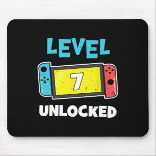 Mousepad Gama de Vídeo Gamer 7 Birthday Gift Desbloqueado d