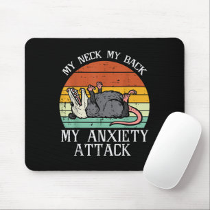 Mousepad Gambá Minha Ansiedade de Voltar ao Pescoço Música
