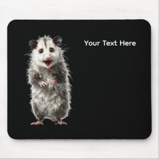 Mousepad Gambá Surpreso e Chocado Divertido
