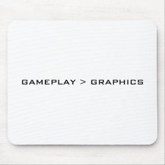 Mousepad Gameplay > gráficos. Branco preto