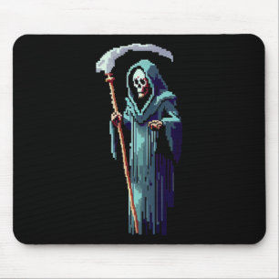 Mousepad Gamer 8 bits arte pixel videogame Ceifador da Mort