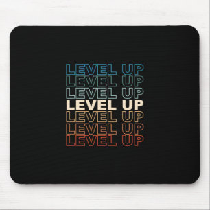 Mousepad Gamer Antigo Suba de Nível Amante de Video Game Re