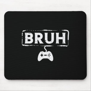 Mousepad Gamer Bruh Jogo de Vídeo Engraçado Jogos Adolescen