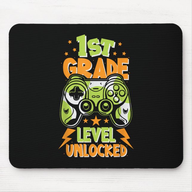Mousepad Gamer Desbloqueado De Nível 1rua Volta À Escola (Frente)