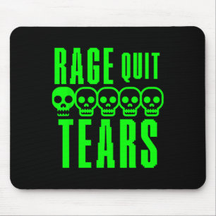 Mousepad Gamer Divertido Sarcasmo de Jogos Raiva Desistir N