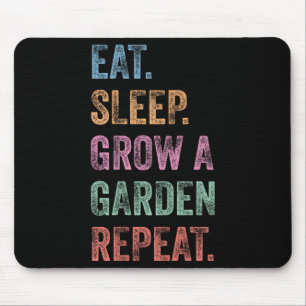 Mousepad Gamer Engraçado Dormir Cultivar Uma Vintagem Repet