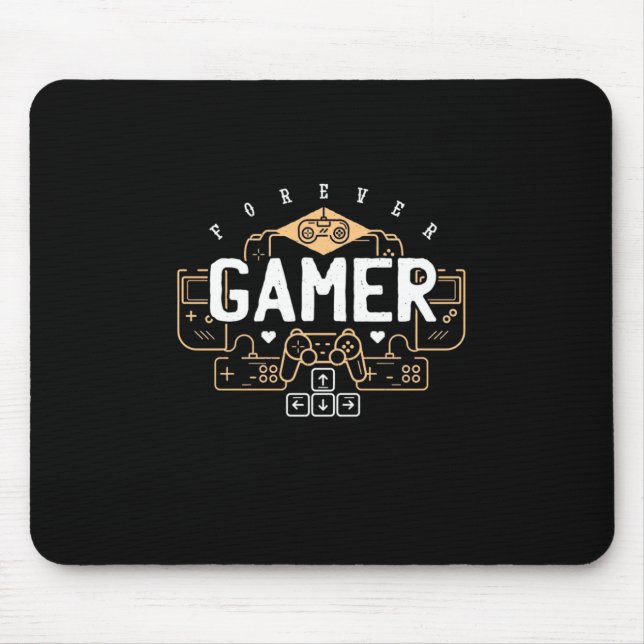 Mousepad Gamer Gift | Jogador para sempre (Frente)