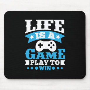 Mousepad Gamer Gift Life É Um Jogo