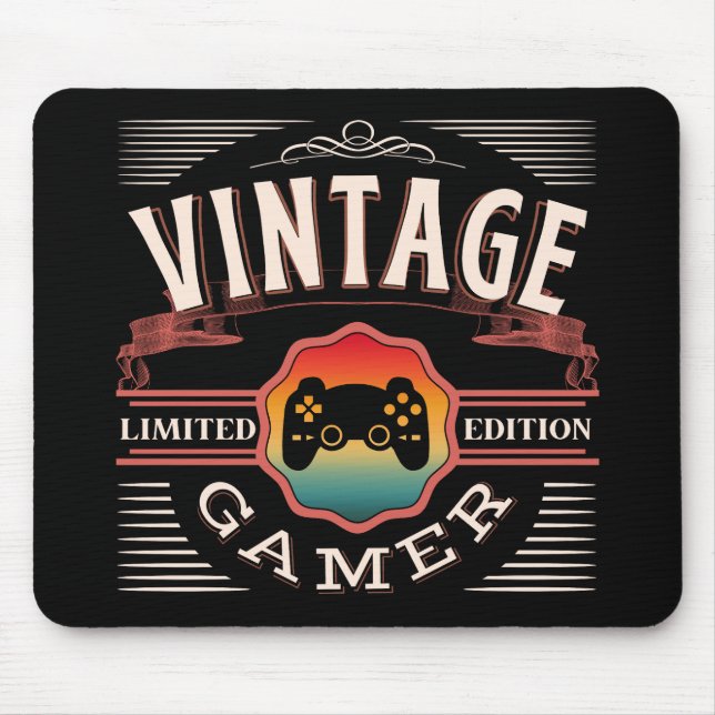 MOUSEPAD GAMER VINTAGE EDIÇÃO LIMITADA   (Frente)