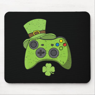 Mousepad Gamers de Dias de São Patrícios do Console de Jogo