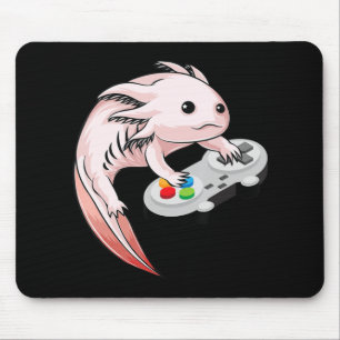 Mousepad Gamesolotl Axolotl Videos games Kawaii Anime
