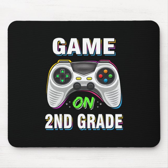Mousepad Gaming Game On 2nd Grade Second First Day School G (Frente)