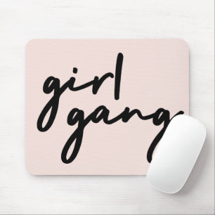Mousepad Gang Garota   Moça Poder Moderno Feminismo Esmaga