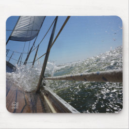 Mousepad Gangboord onder water, actie.