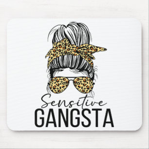 Mousepad Gangsta Sensível Gangster Piada Meme Divertida Cit