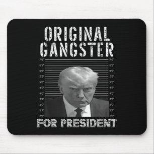 Mousepad Gangster Para O Presidente Donald Trump 2024 Patri