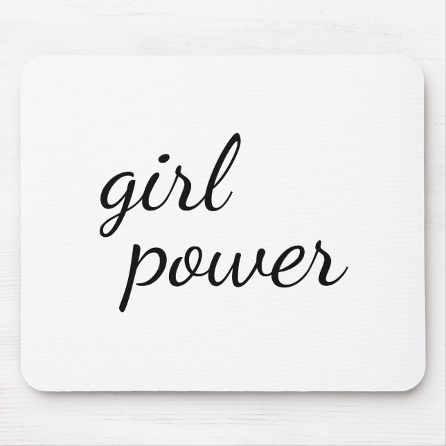 Mousepad Gangue de Meninas Estilo Moderno Feminista Poder F (Frente)