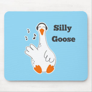 Mousepad Ganso bobo, Ganso Engraçado, Amante de Gansos