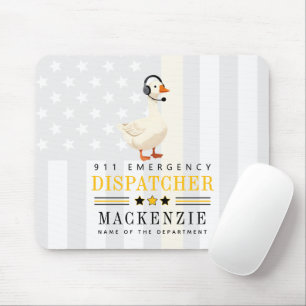 Mousepad Ganso Despachante 911 Personalizado Com Fone de Ou