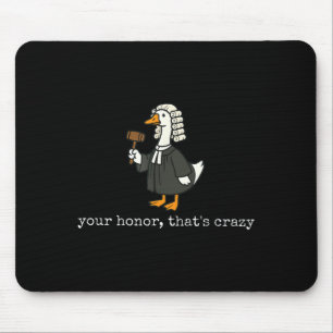 Mousepad Ganso engraçado advogado bobo formatura na faculda