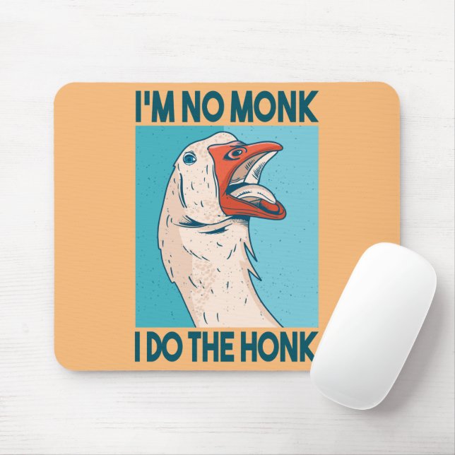 Mousepad Ganso Engraçado - Pássaro Buzina (Com mouse)